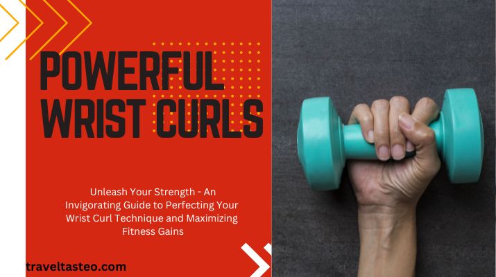 Wrist Curl Exercise with Dumbbell - Fitness Strength Training