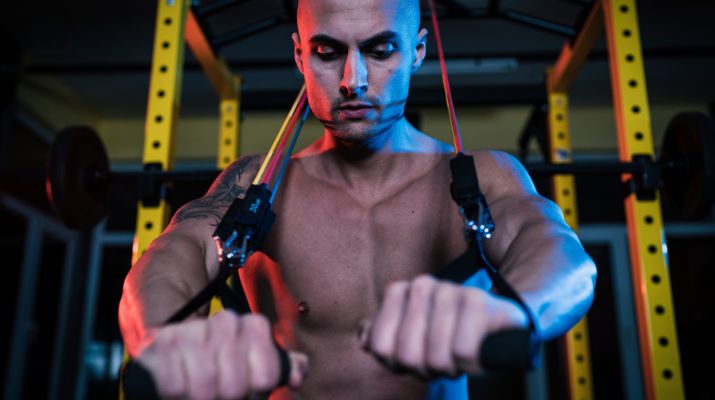 Resistance Band Chest Press