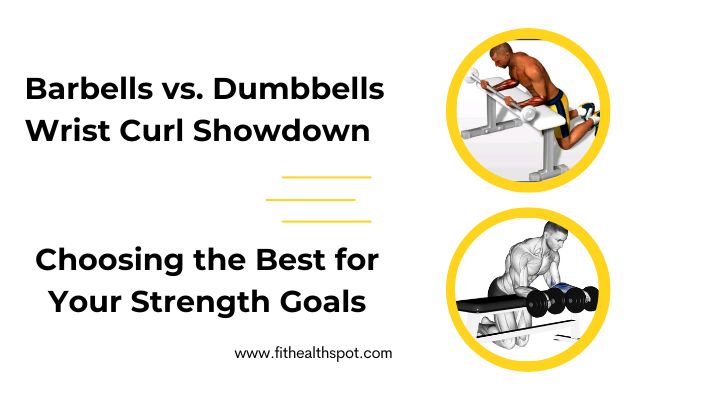 Comparison of barbells and dumbbells for wrist curls - Which is better for your fitness goals?