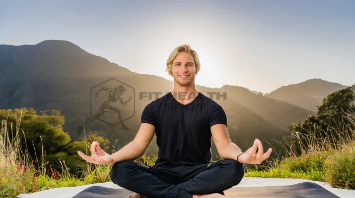 Image of a
person engaged in activities promoting holistic well-being, including yoga,
meditation, and a balanced diet, representing the multifaceted approach of
integrative health