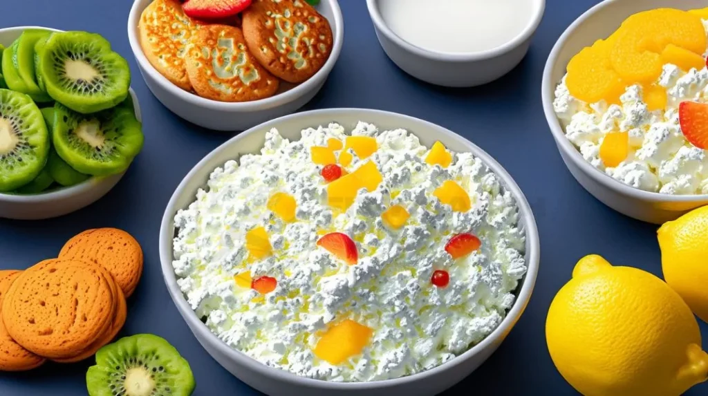 Delicious cottage cheese bowl with fruit toppings and versatile cottage cheese-based dishes